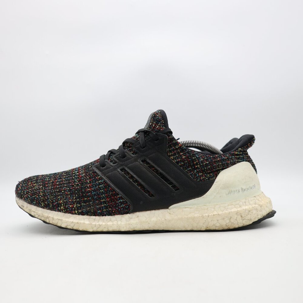 Adidas UltraBoost 4.0 Black Multicolor Men's Size 12 Running Athletic Sneakers - Picture 4 of 13